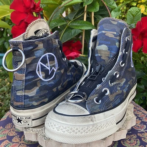 New Grunge Zip Front “Undercover” Chuck 70 Hi Tops
